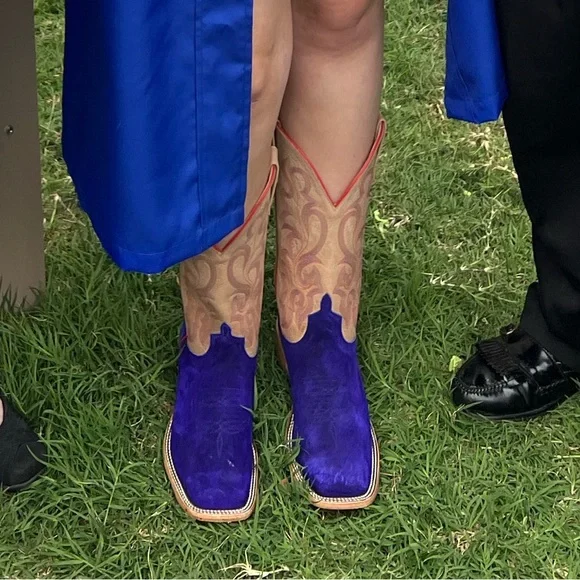 Purple Suede Macie Bean Boots - Picture 4 of 4